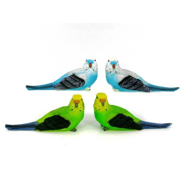 15cm Budgie Paperweight 4 Asstd SKU BUDPWB - Dollars and Sense