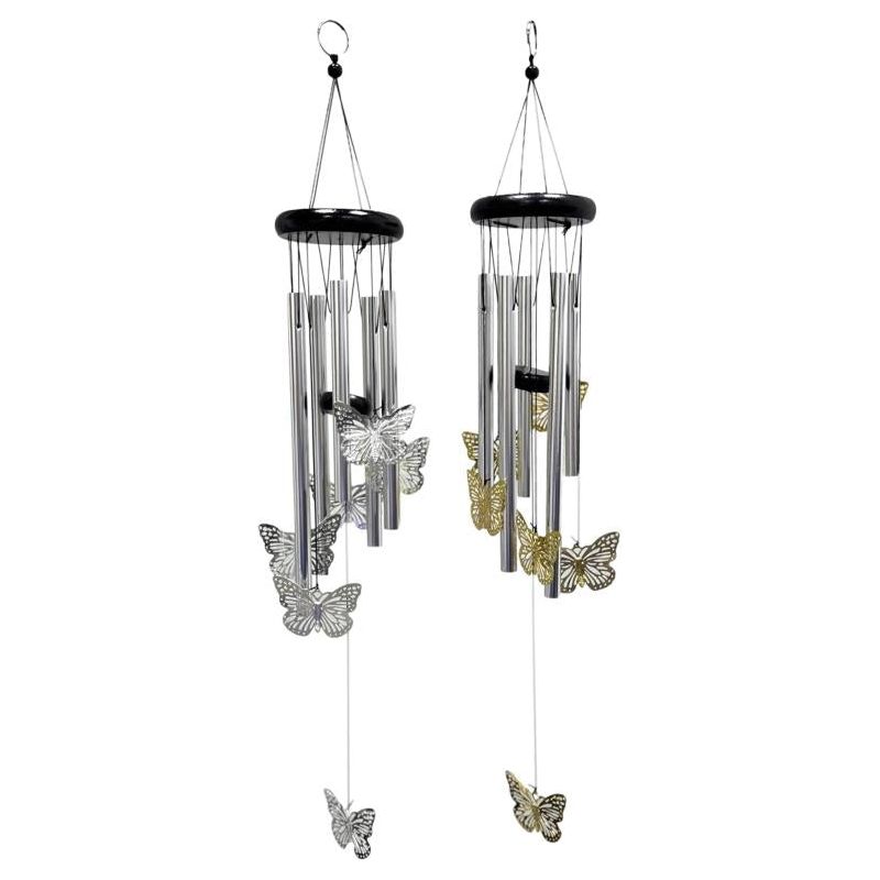 Butterfly Chime - Silver & Gold - Dollars and Sense