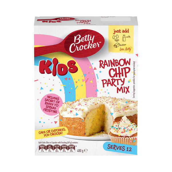 Betty Crocker - rainbow cake - Dollars and Sense