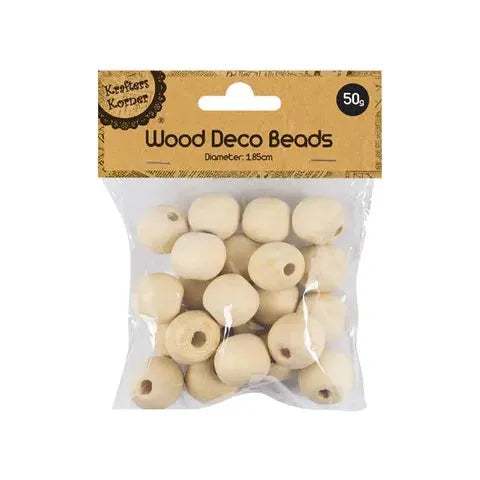 Wooden - Deco Beads - Dollars and Sense