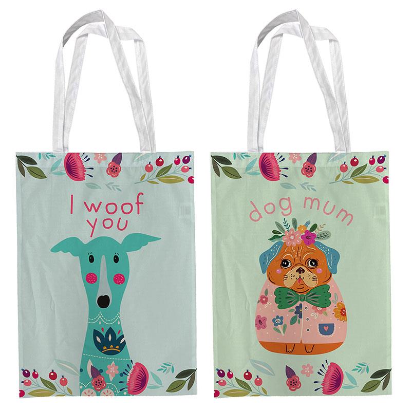 34x47cm Boho Dog Tote SKU DOGBOTOTE - Dollars and Sense