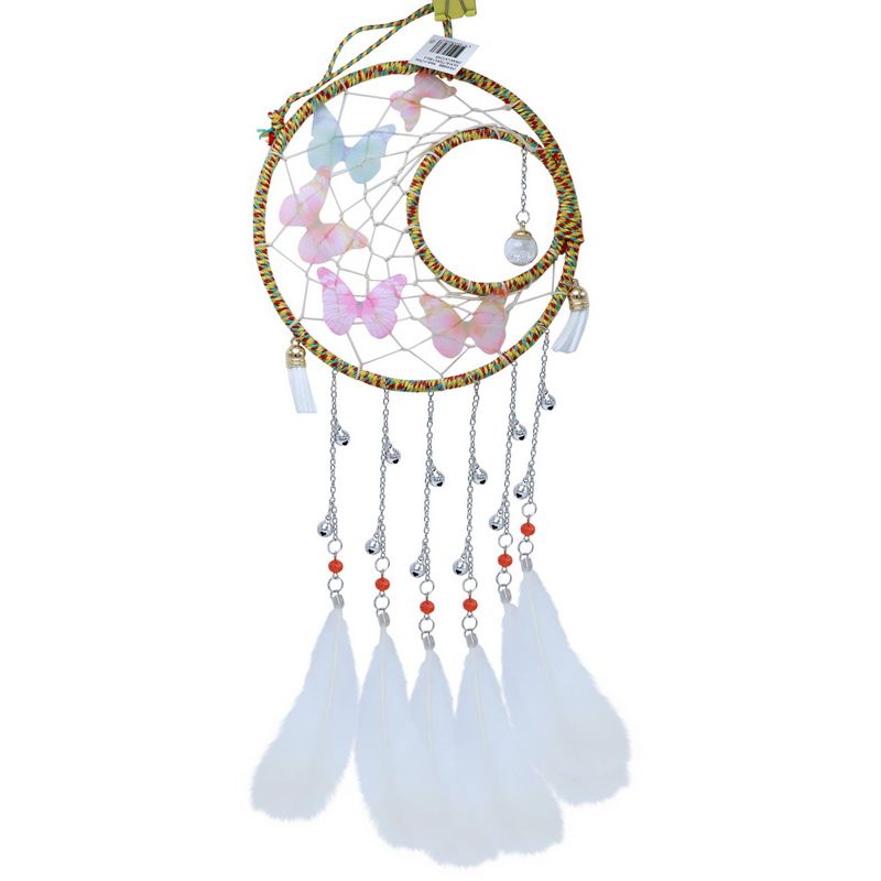 50cm Butterfly Bells Dream Catcher SKU DREAMBBB - Dollars and Sense
