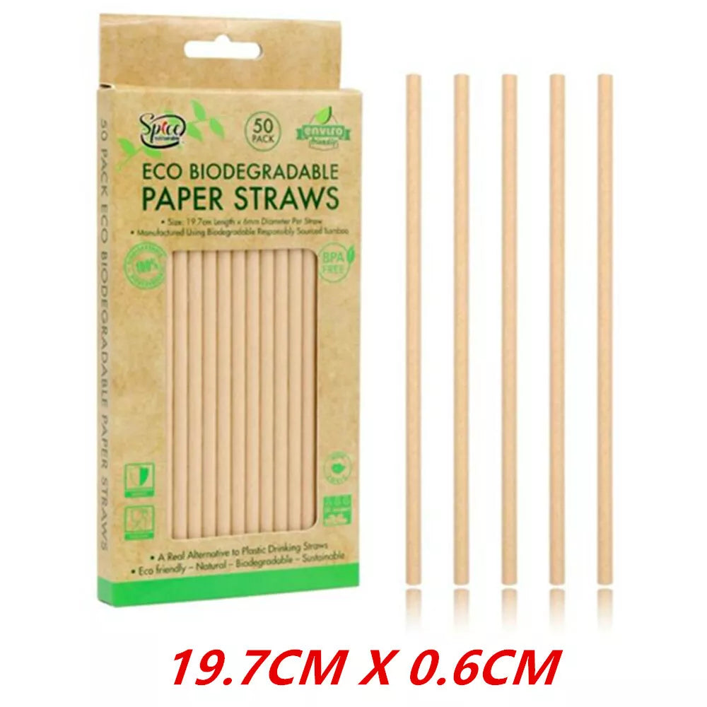 Eco Friendly Drinking Straws - Biodegradable - Dollars and Sense