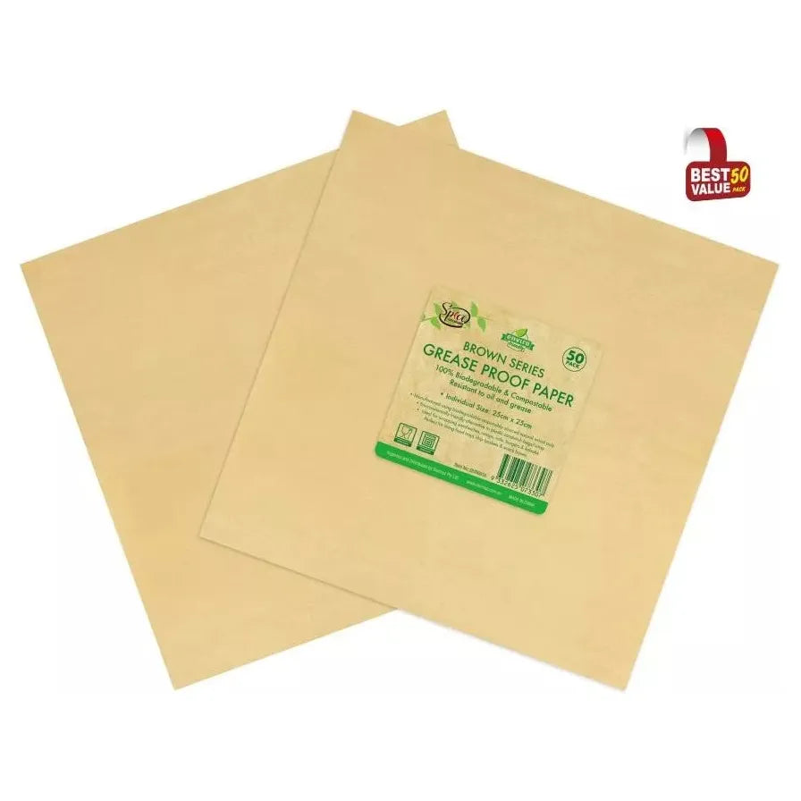 Grease Proof Paper - Brown Series - Dollars and Sense