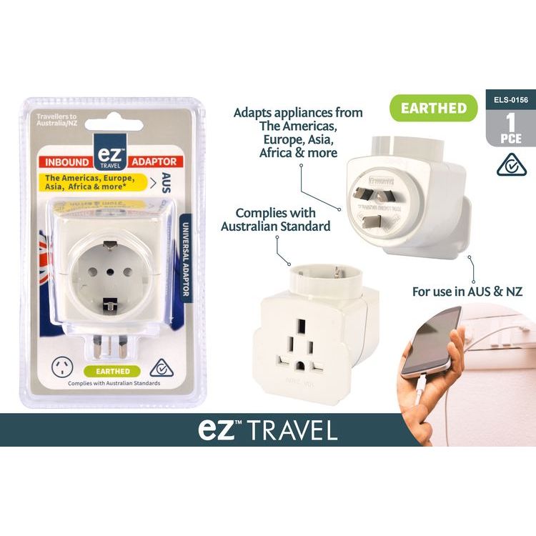 Universal Travel Adaptor ALL to AU - Dollars and Sense
