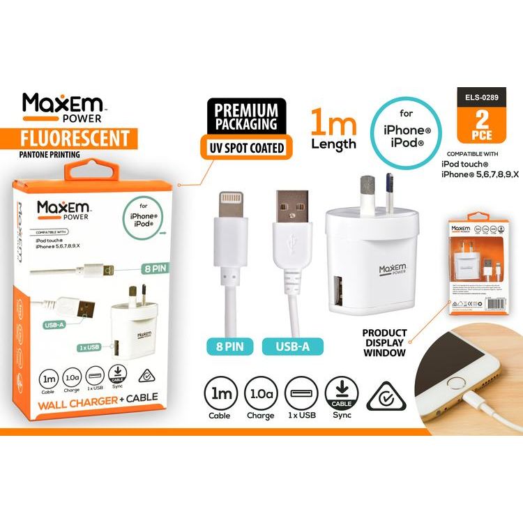 AC Charger & Iphone Cable - Dollars and Sense