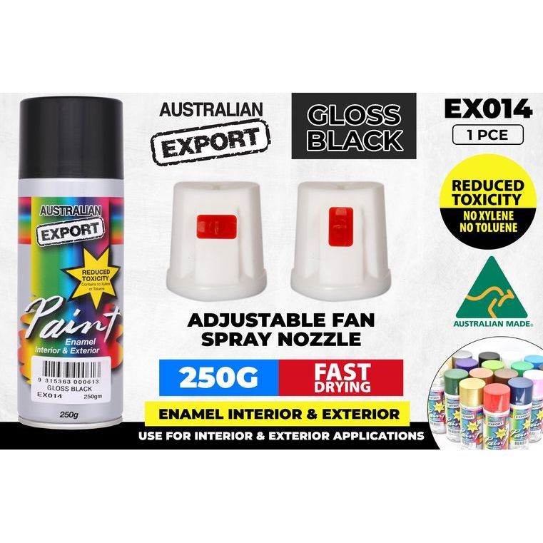 Spray Paint - Gloss Black - Dollars and Sense