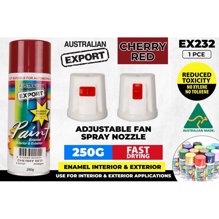 Spray Paint - Cherry Red - Dollars and Sense