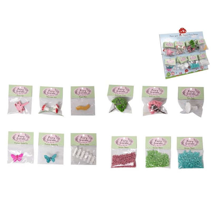 Fairy Garden Ornaments 8 Ass 48=Display SKU FAIGDIY - Dollars and Sense