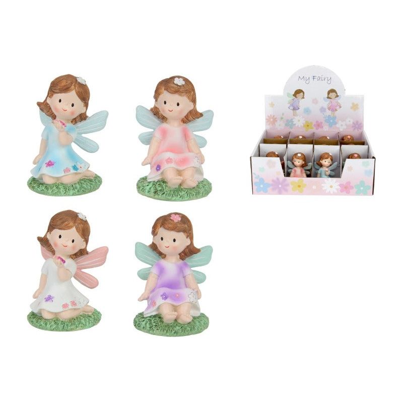 Sitting Fairy In Gift Box - Dollars and Sense