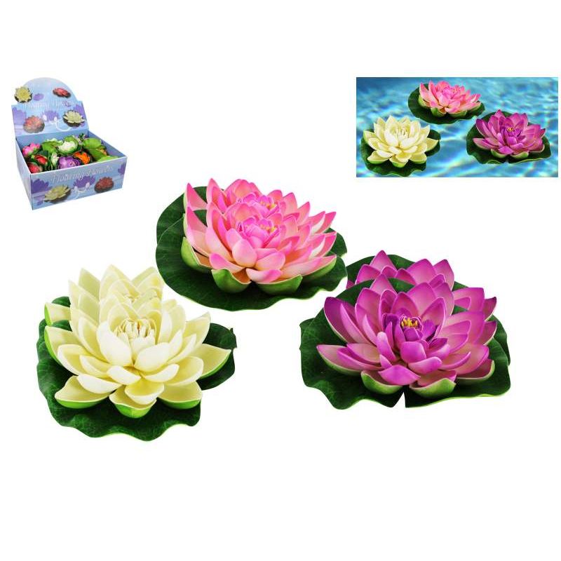 *17cm Floating Flower 3 Asstd SKU FLOWFL - Dollars and Sense