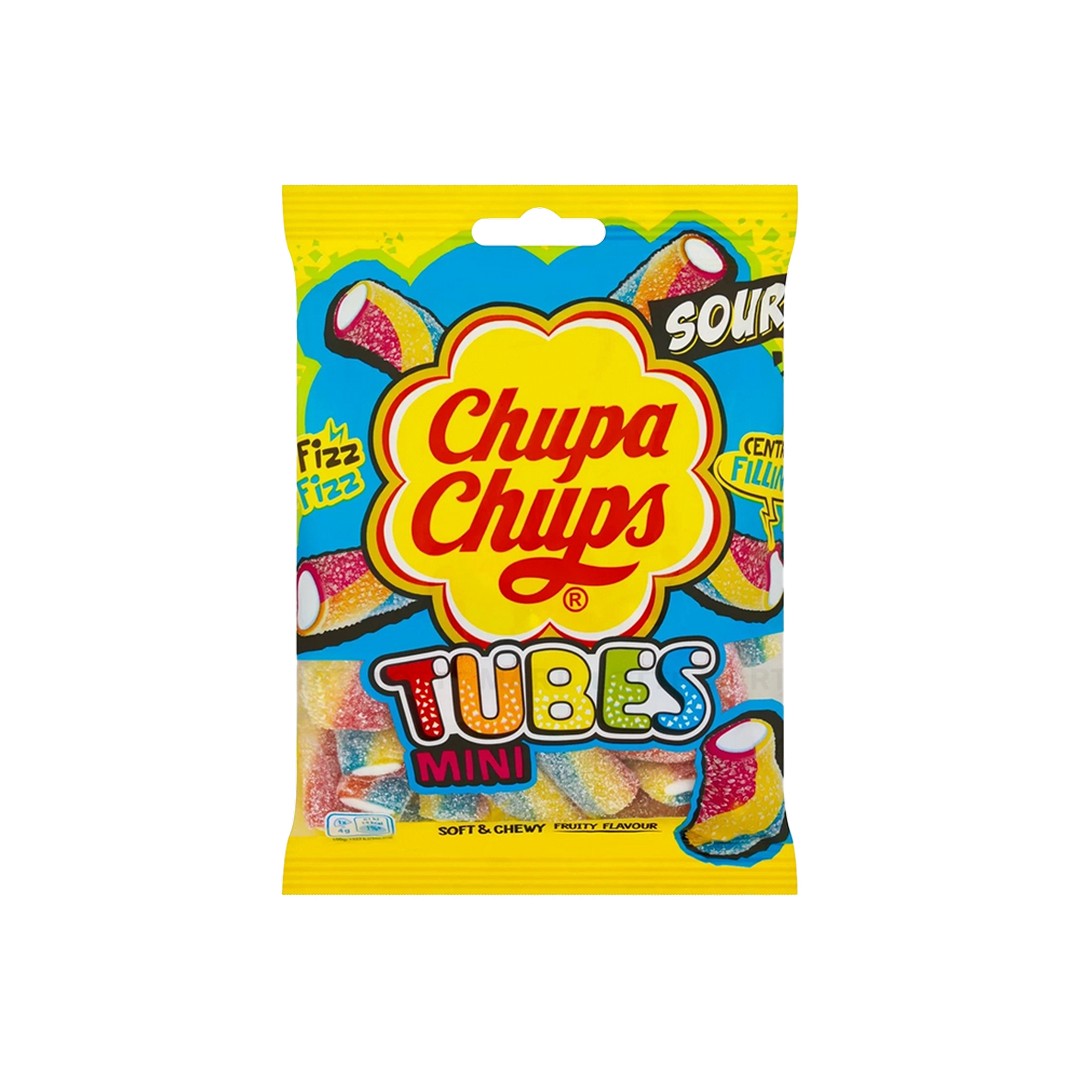 Chupa Chups Sour Mni Tubes 90g
