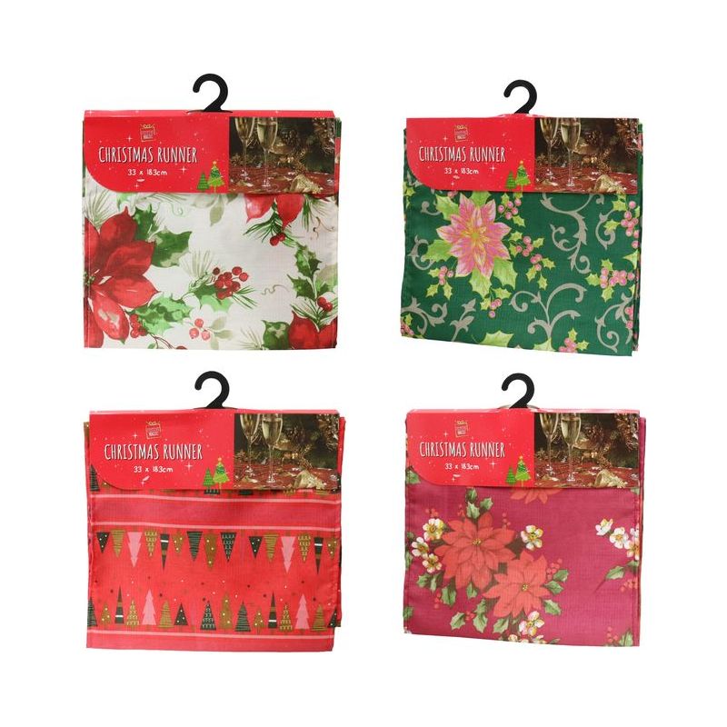 Christmas Table Runner - Printed - Dollars and Sense