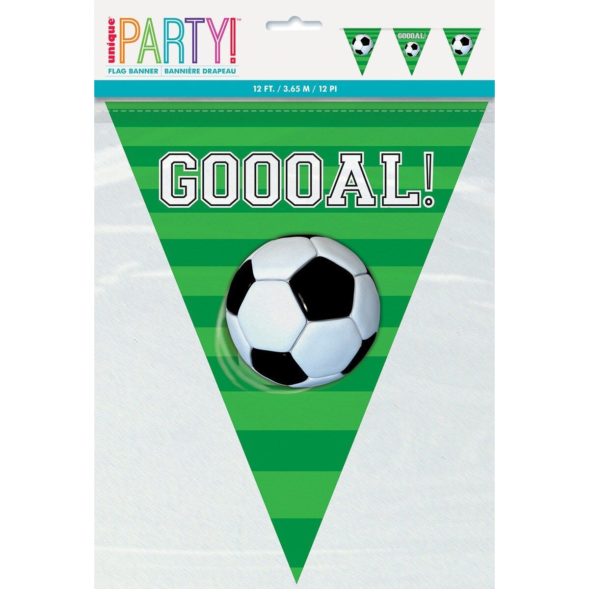 3D Soccer Ball - Flag Banner - Dollars and Sense