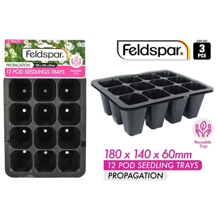 Seedling Pots - 12 Pod SKU GAR-202 - Dollars and Sense