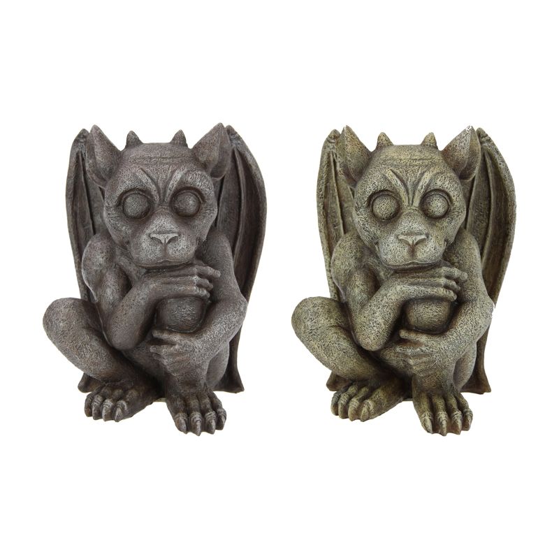 21Cm Sitting Gargoyle 2 Asstd SKU GARGSITB - Dollars and Sense