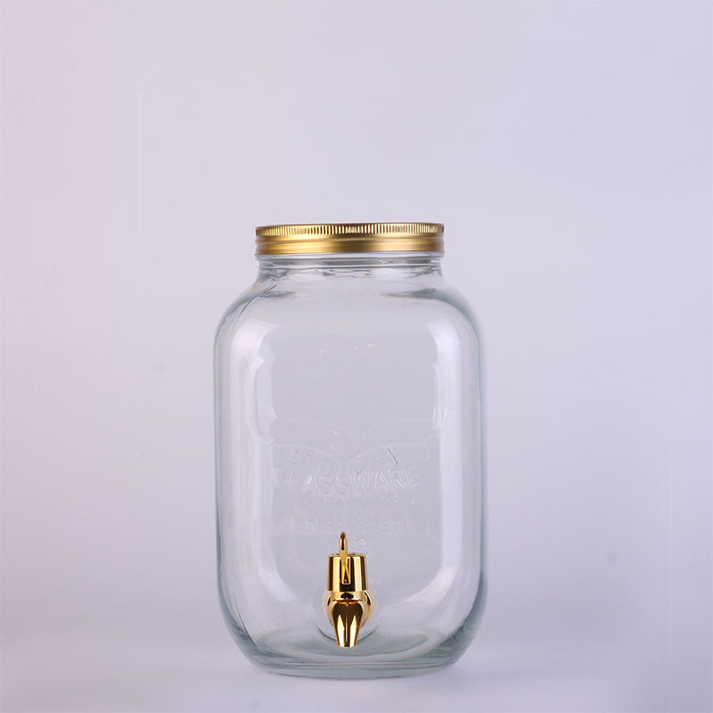 Glass Drink Dispenser 4L