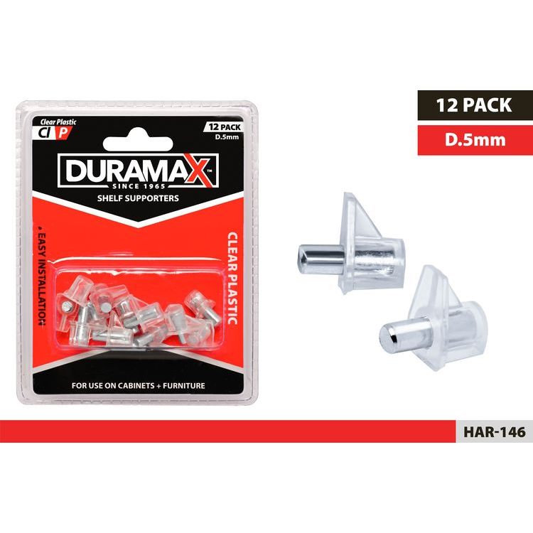 Shelf Supporters - Clear - Dollars and Sense