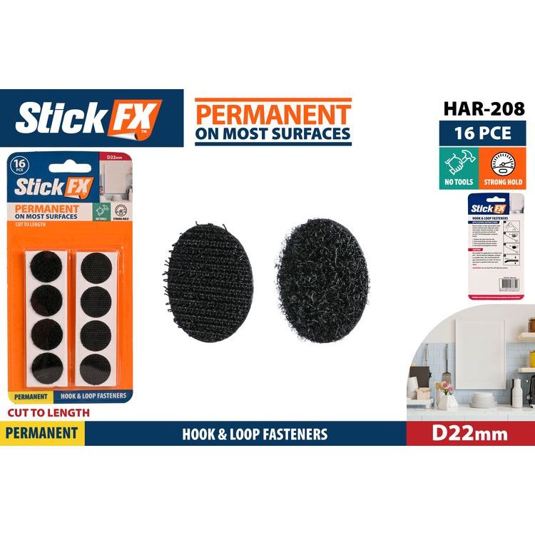 Hook & Loop Fasteners - Self Adhesive Permanent