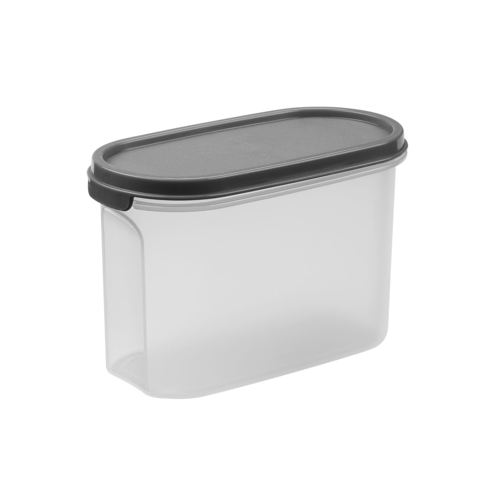 1.1L Dry Food Container With Black Lid Pk1