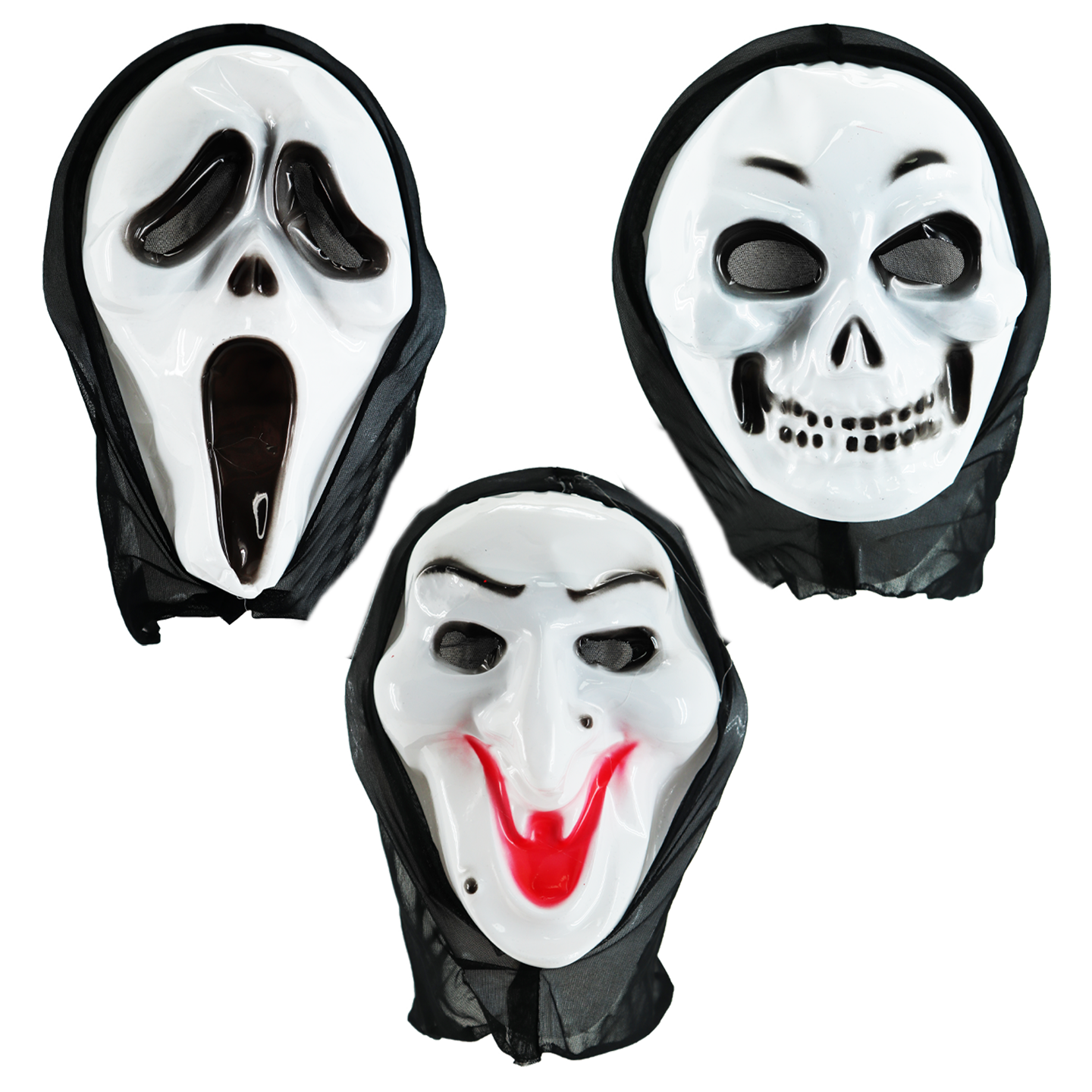 Mask Scream Shroud 3 Asst - Dollars and Sense