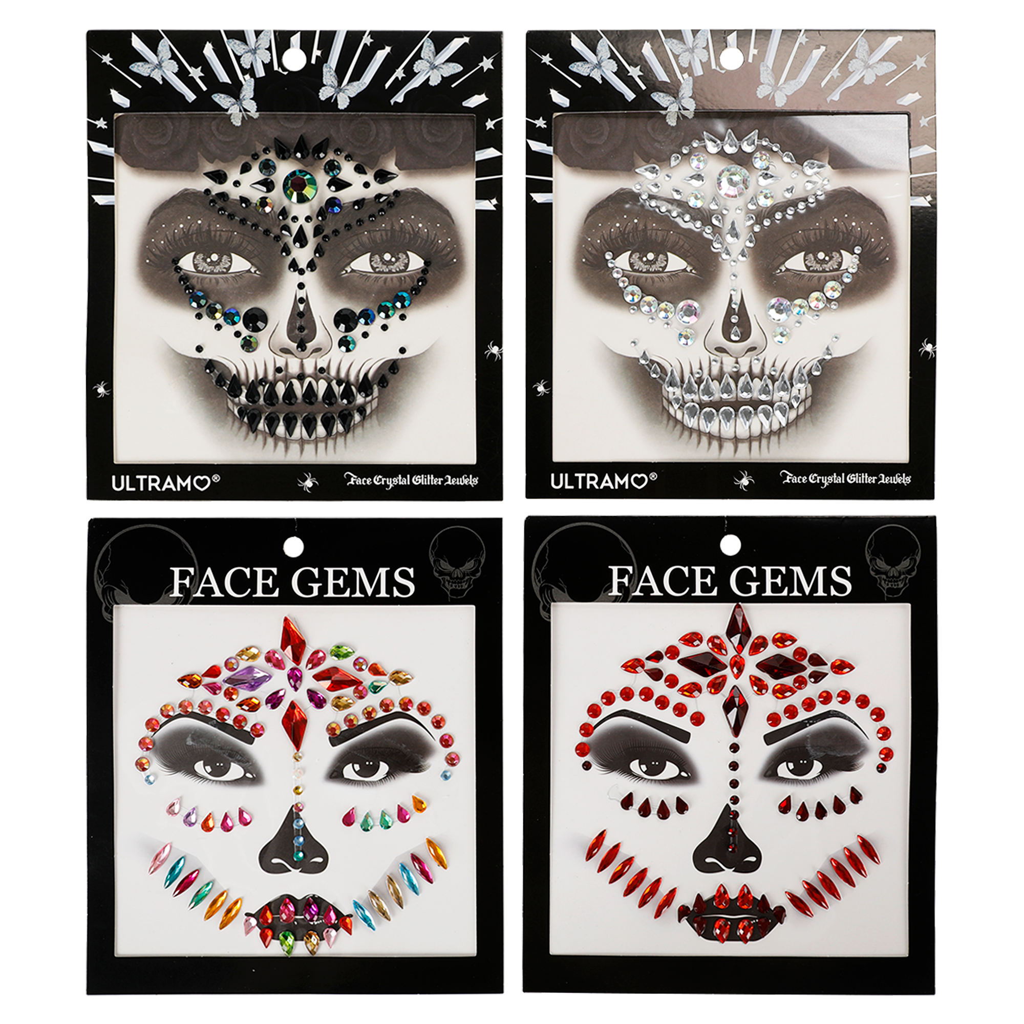 Halloween Tattoo - Gem Face - Dollars and Sense