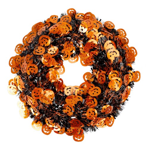 Tinsel Wreath Laser Motif 28cm