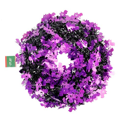 Tinsel Wreath Laser Motif 28cm
