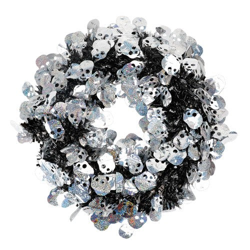 Tinsel Wreath Laser Motif 28cm