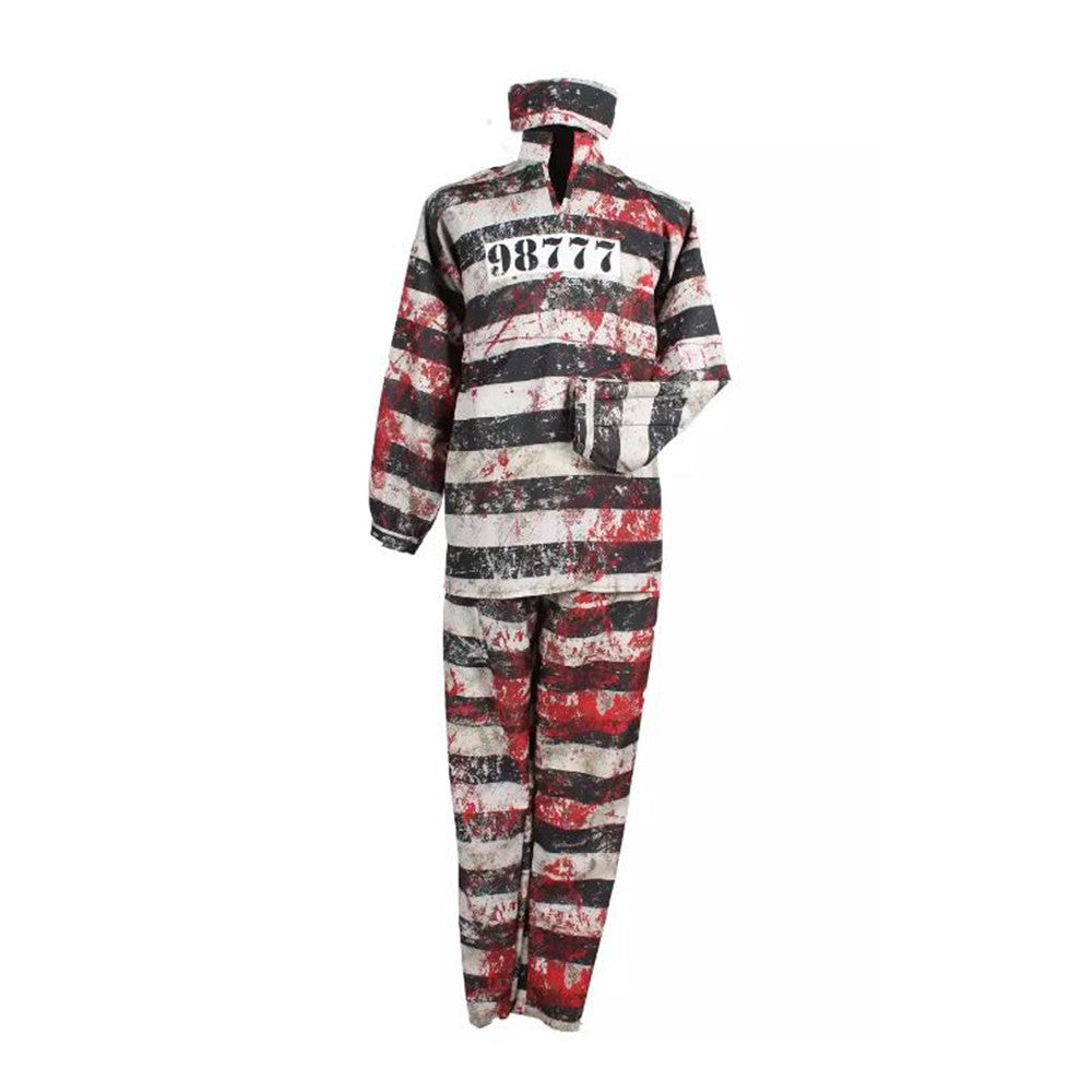 Men's Prisoner Costume - Dollars & Sense Australia