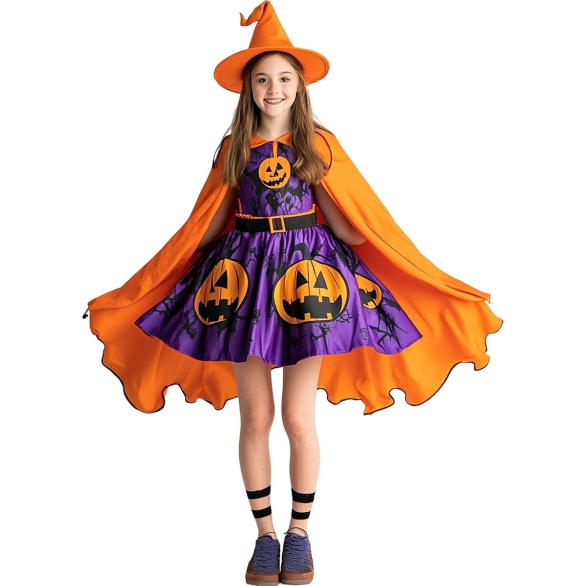 Kids' Pumpkin Witch Costume - Dollars & Sense Australia