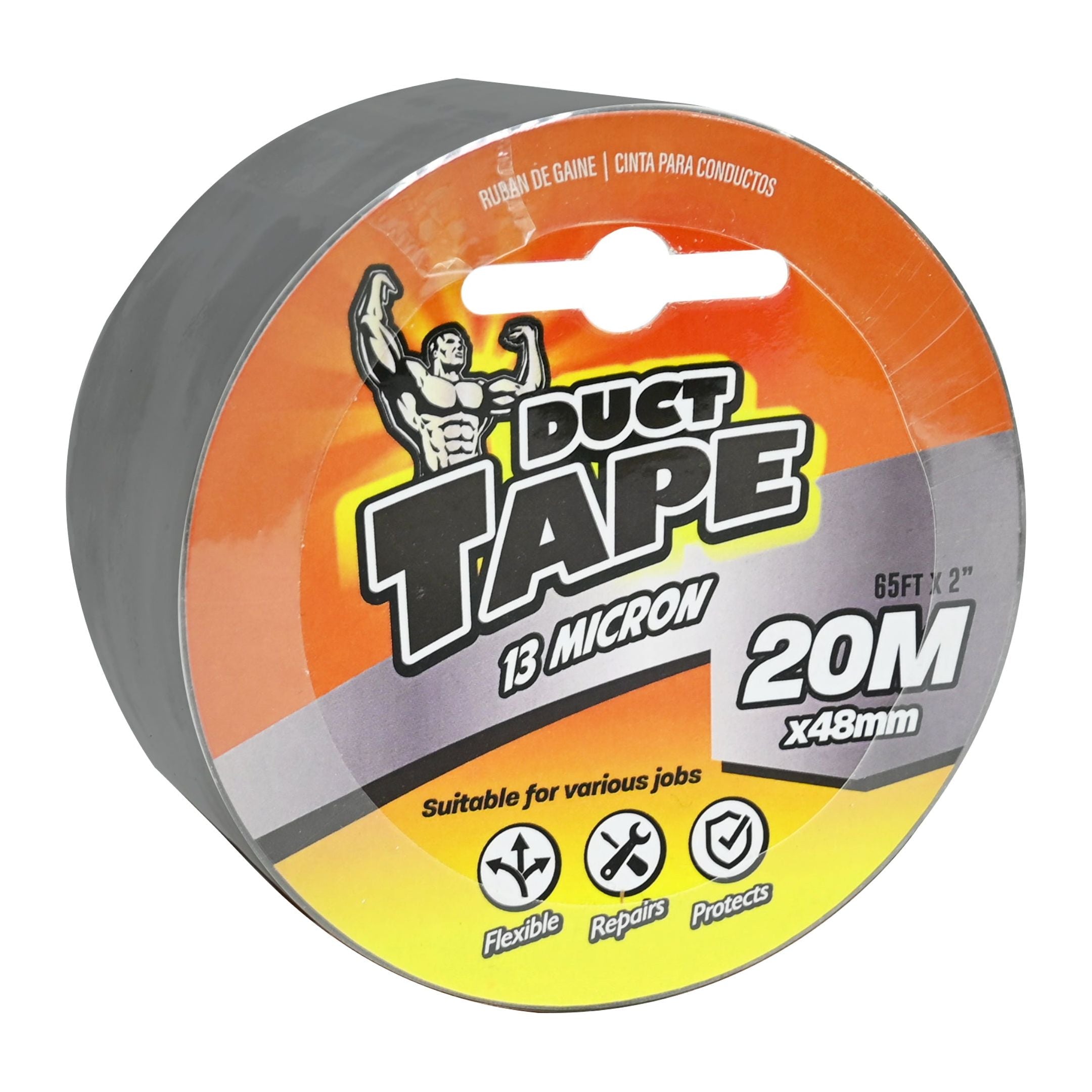 Duct Tape 13 Micron - Silver - Dollars and Sense