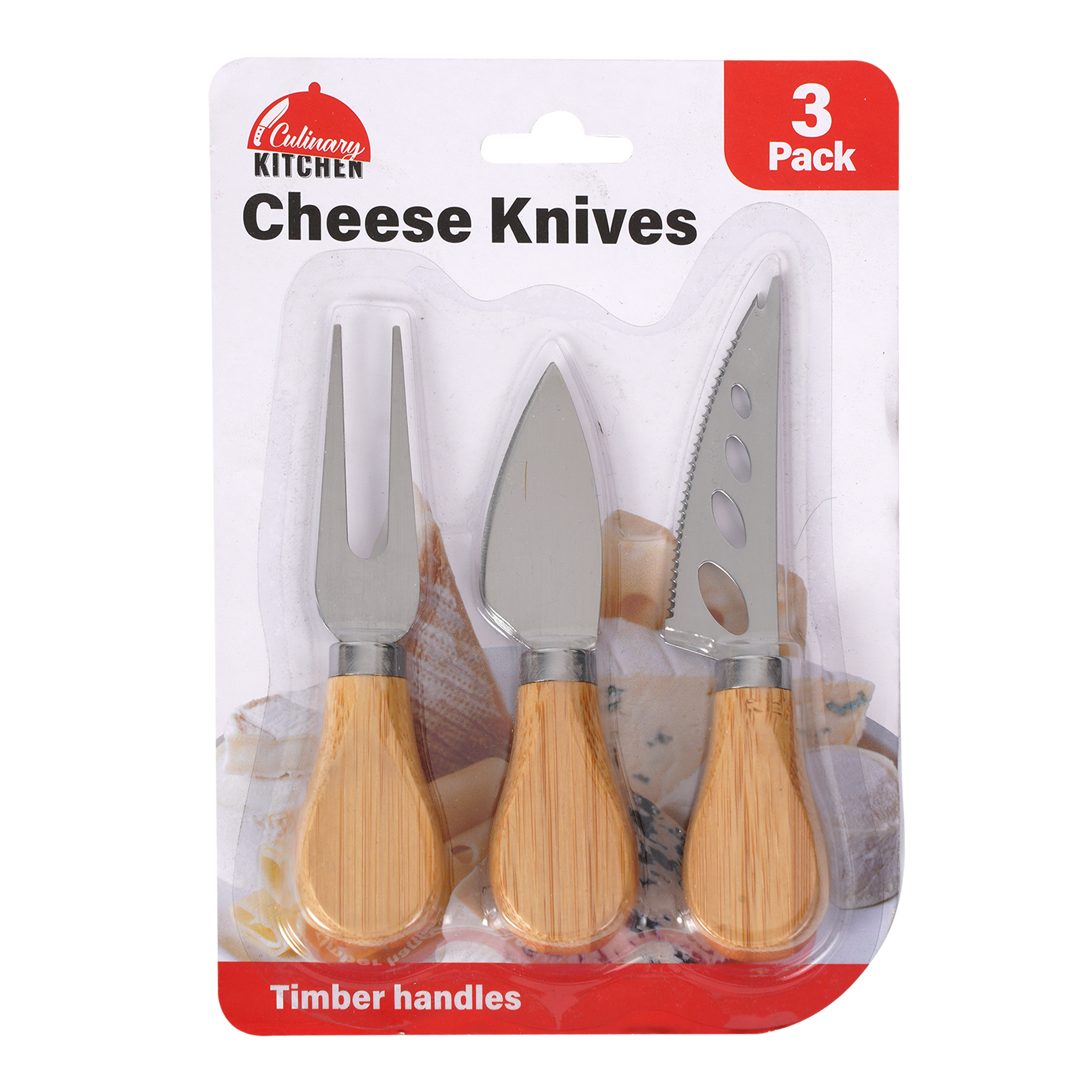 Cheese Knives - Timber Handles - Dollars and Sense