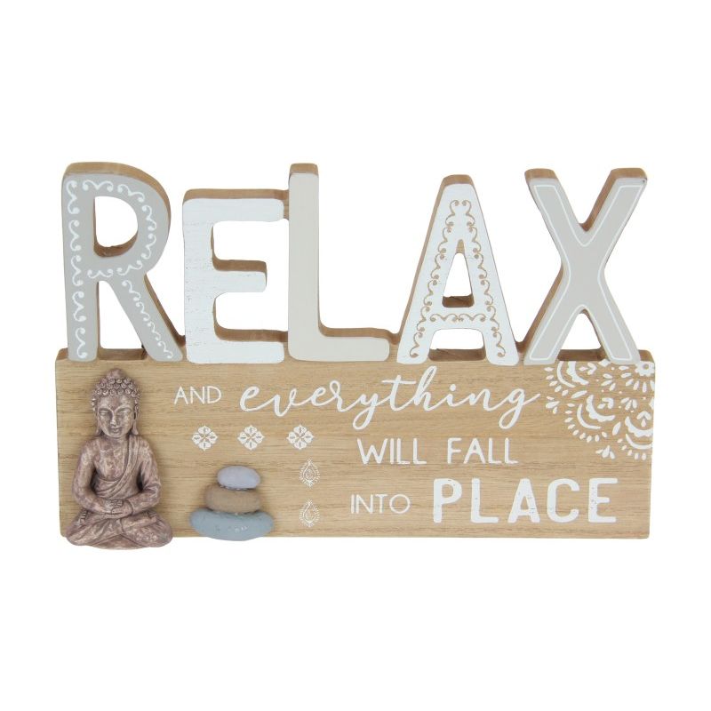 Relax MDF Plaque SKU INSREXPL - Dollars and Sense