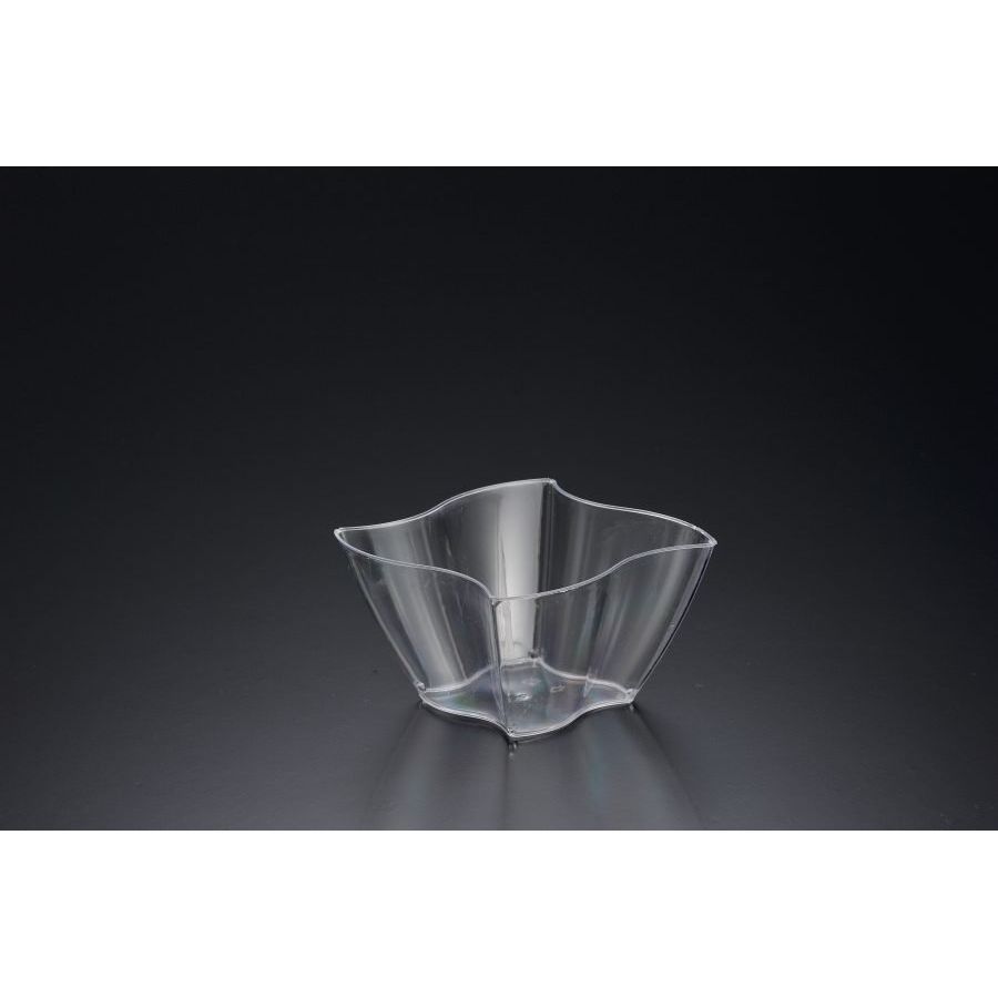 Reusable Clear Dish Wave Bowls - Mini - Dollars and Sense