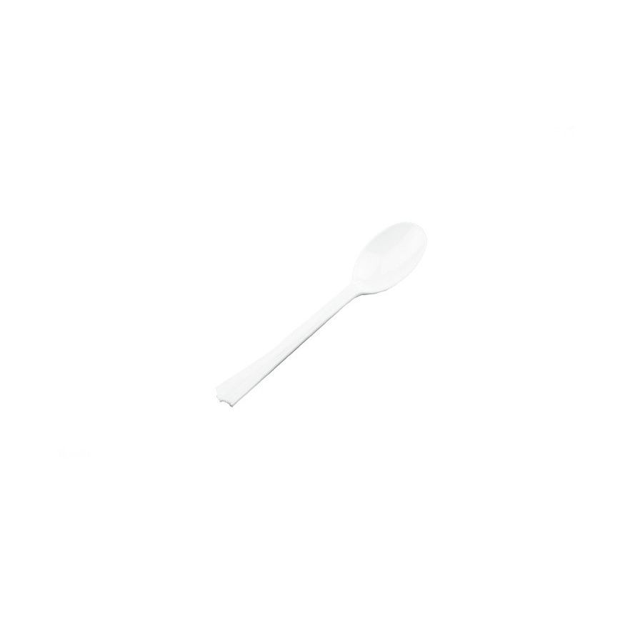 White Heavy Duty Teaspoon Pk40