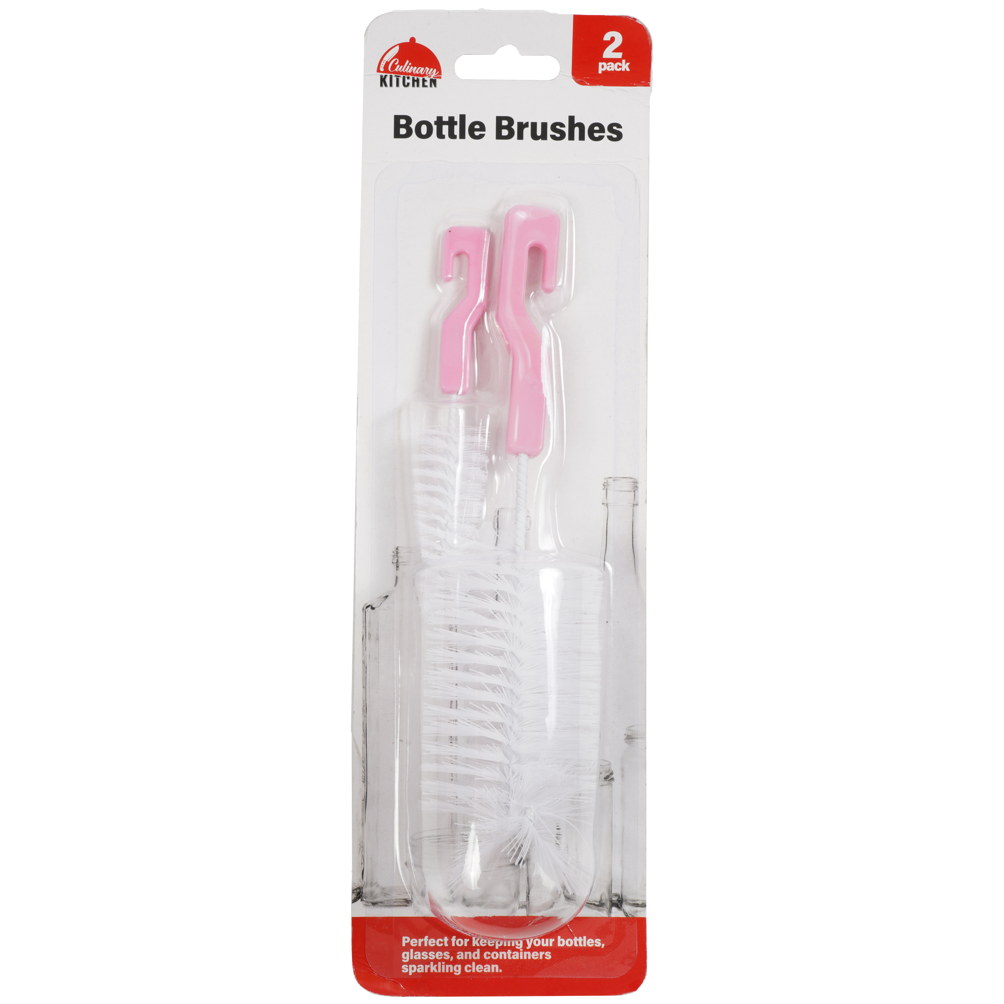 Bottle Brushes - White - Dollars and Sense