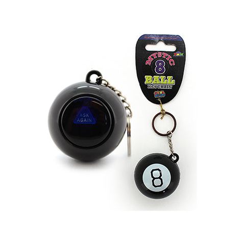 Keychain - Magic Black 8 Ball - Dollars and Sense