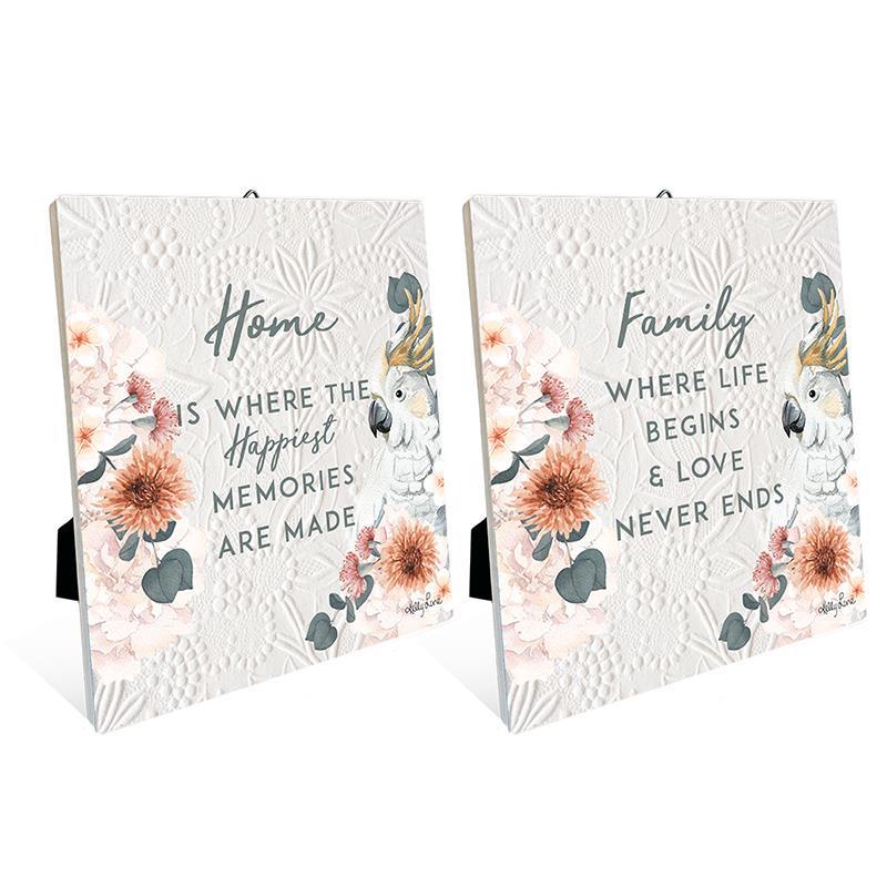 Sentiment Plaque - Cockatoo - Dollars and Sense