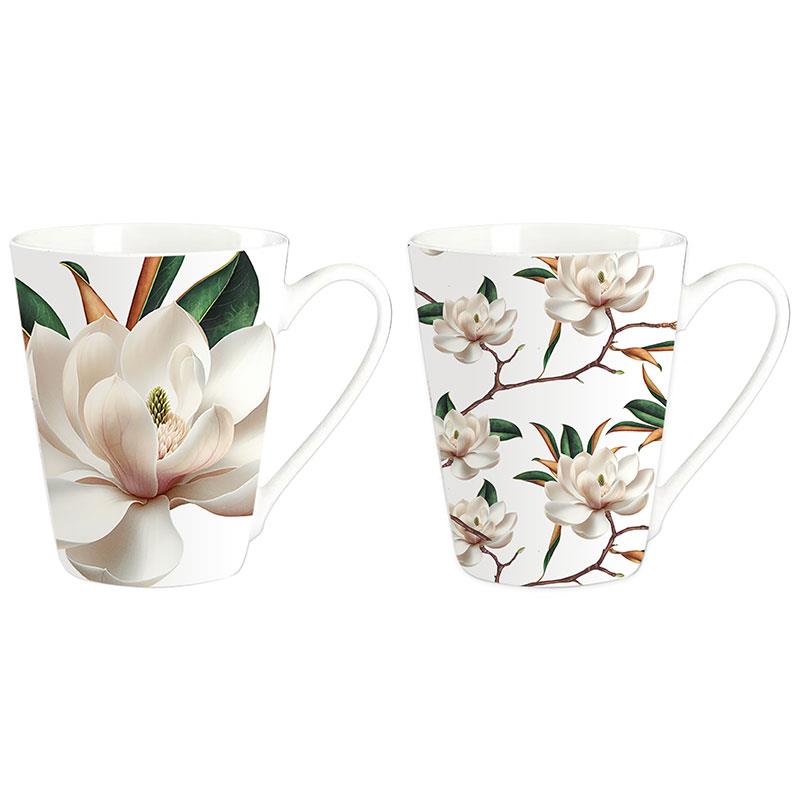 Mug w/Magnolia Design 2 Ass SKU KLMAMUG - Dollars and Sense