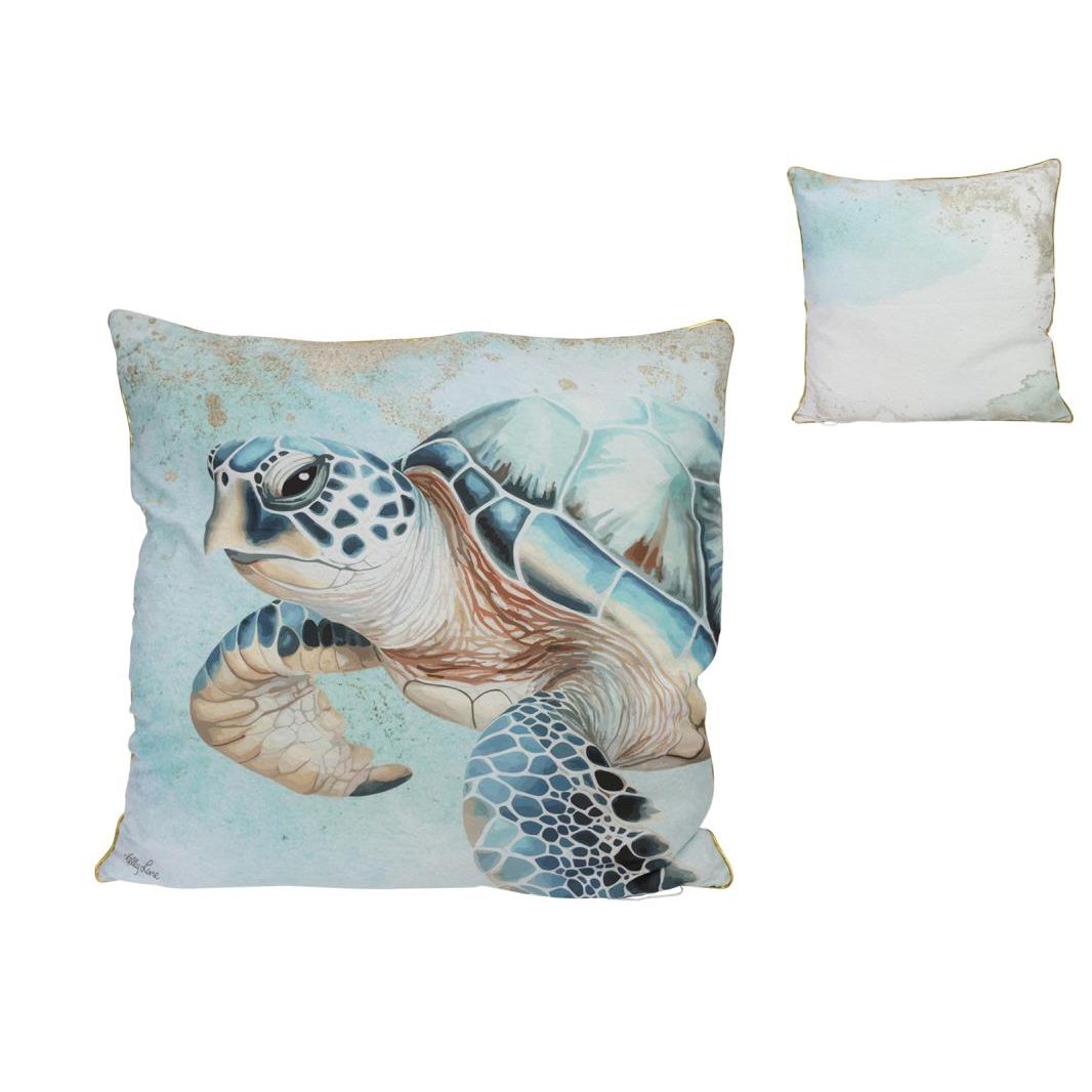 Turtle 60x60cm Double Sided Cushion SKU KLTLCU60 - Dollars and Sense