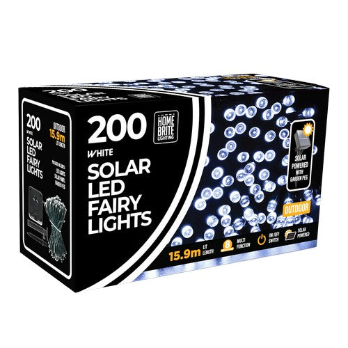 Solar Lights - White - Dollars and Sense