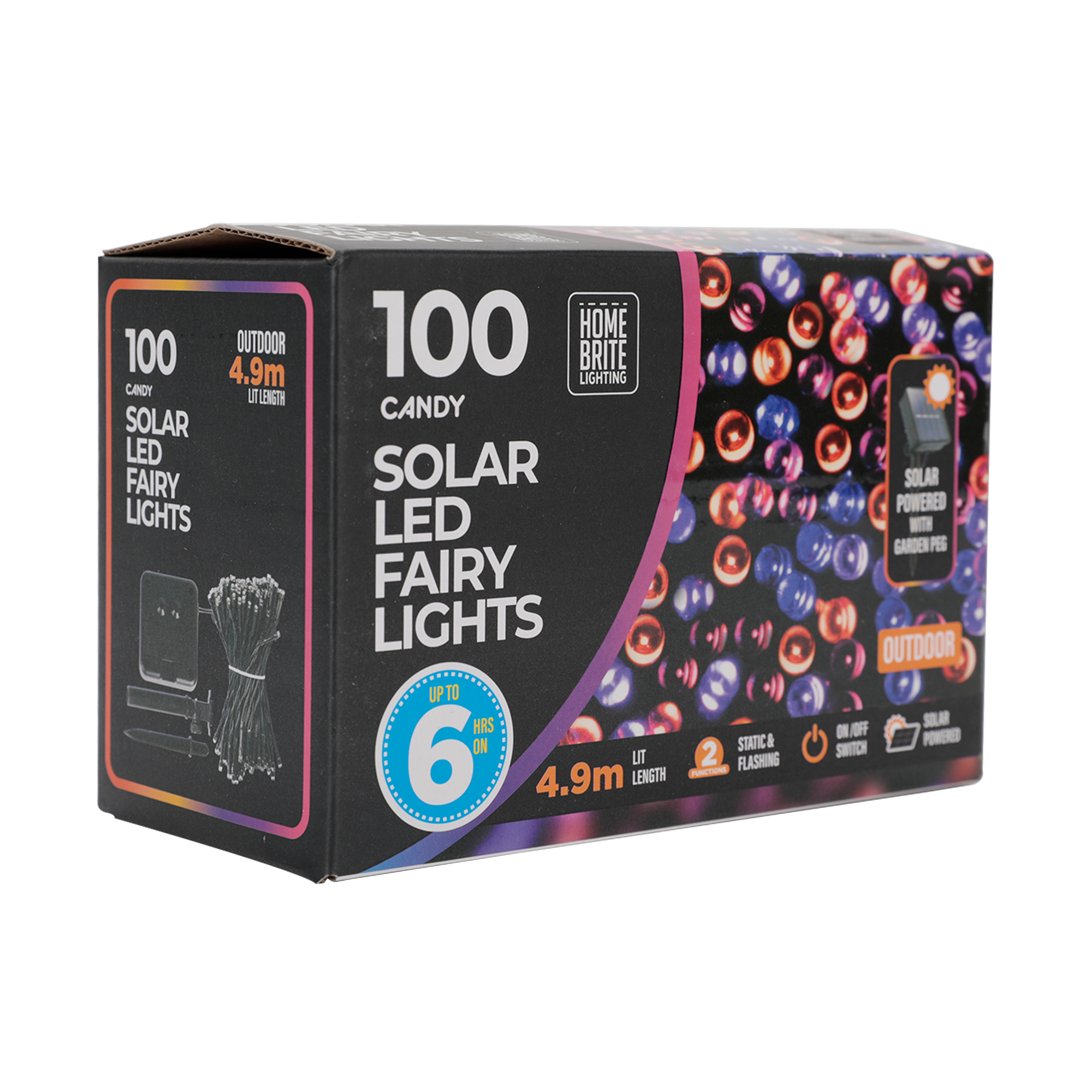 Solar Light 100Pc Candy - Dollars and Sense