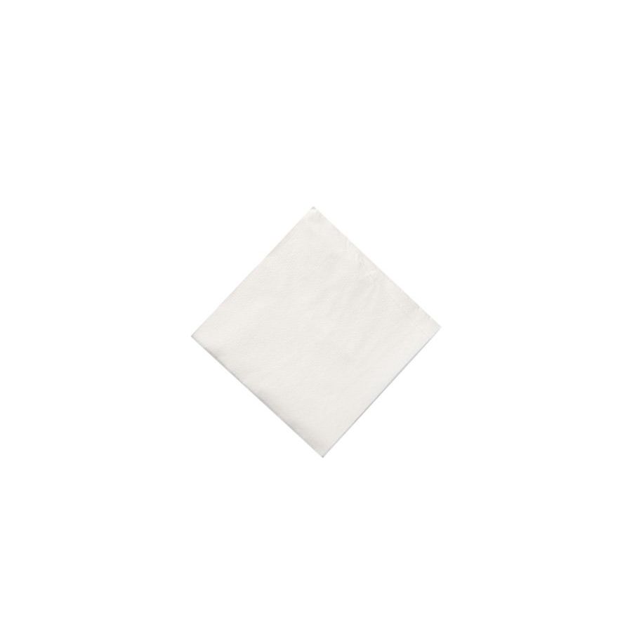 300mm x 300mm White 2ply Lunch Napkins Pk40