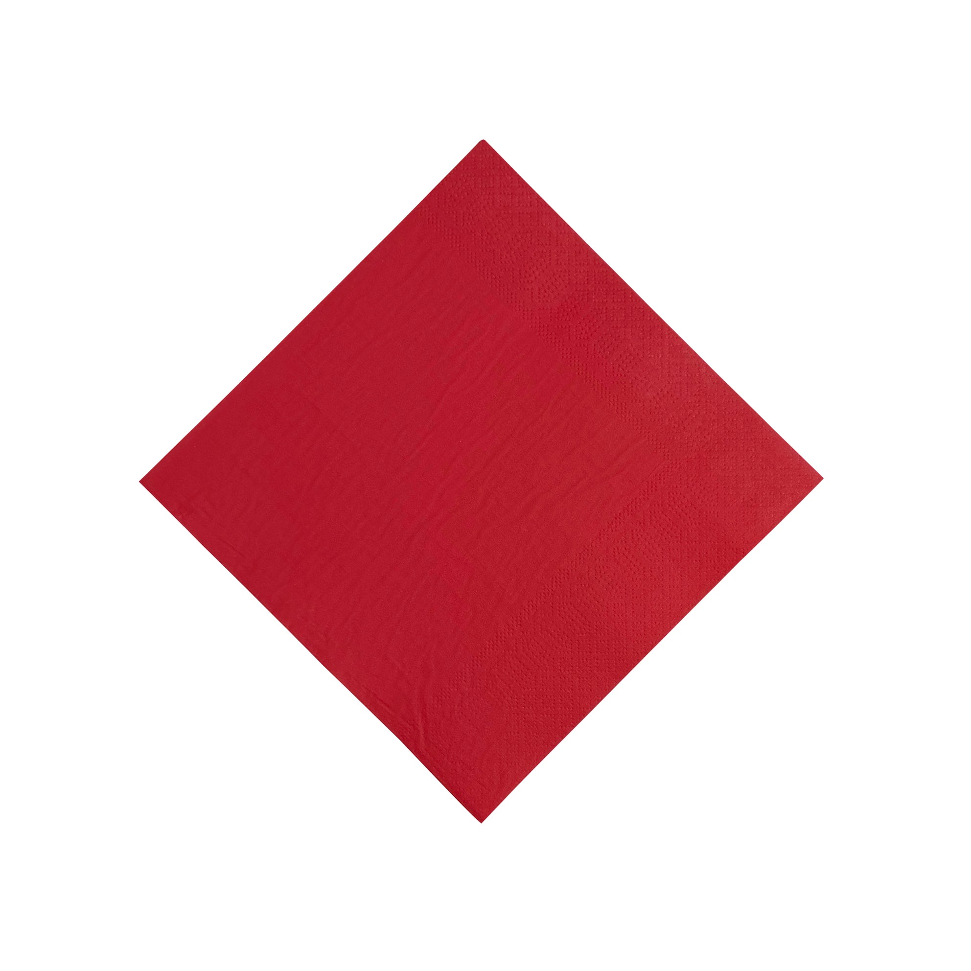 FSC 330mm x 330mm Red 2ply Lunch Napkins Pk50