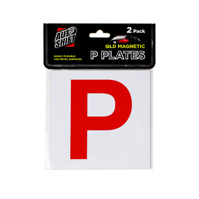 P Red QLD Plate - Magnet - Dollars and Sense