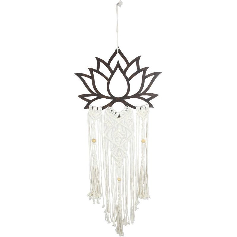 Macrame - Lotus Design Wall Decor Hanger - Dollars and Sense