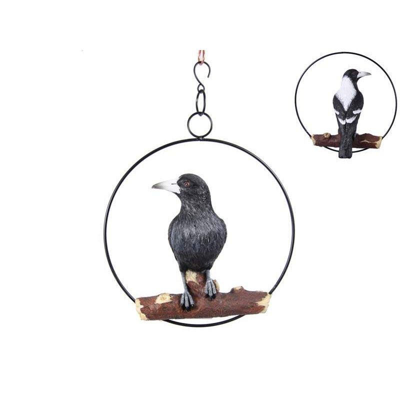 Realistic Magpie in Ring 25cm SKU MAGRING - Dollars and Sense