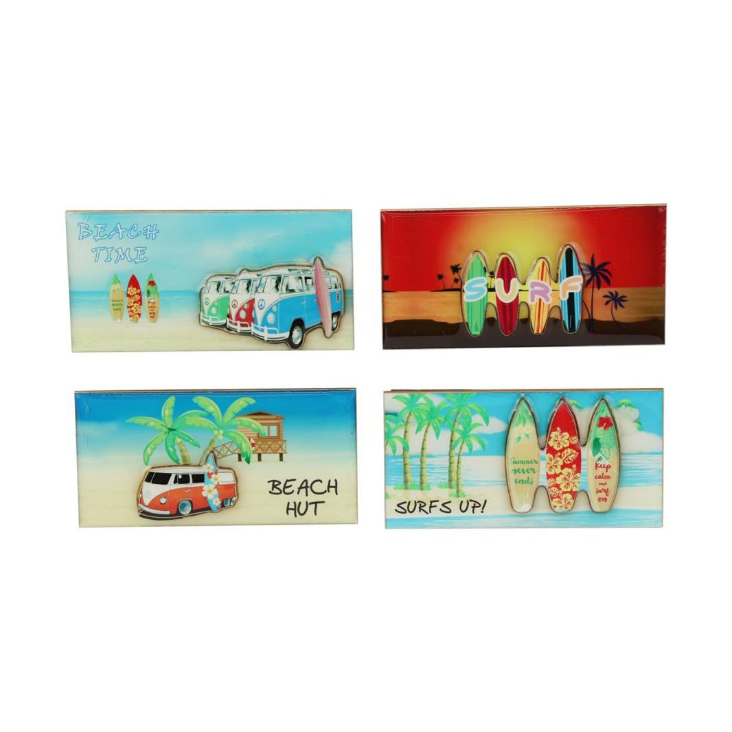 Surf Beach Magnets 10cm SKU MAGSURFC - Dollars and Sense