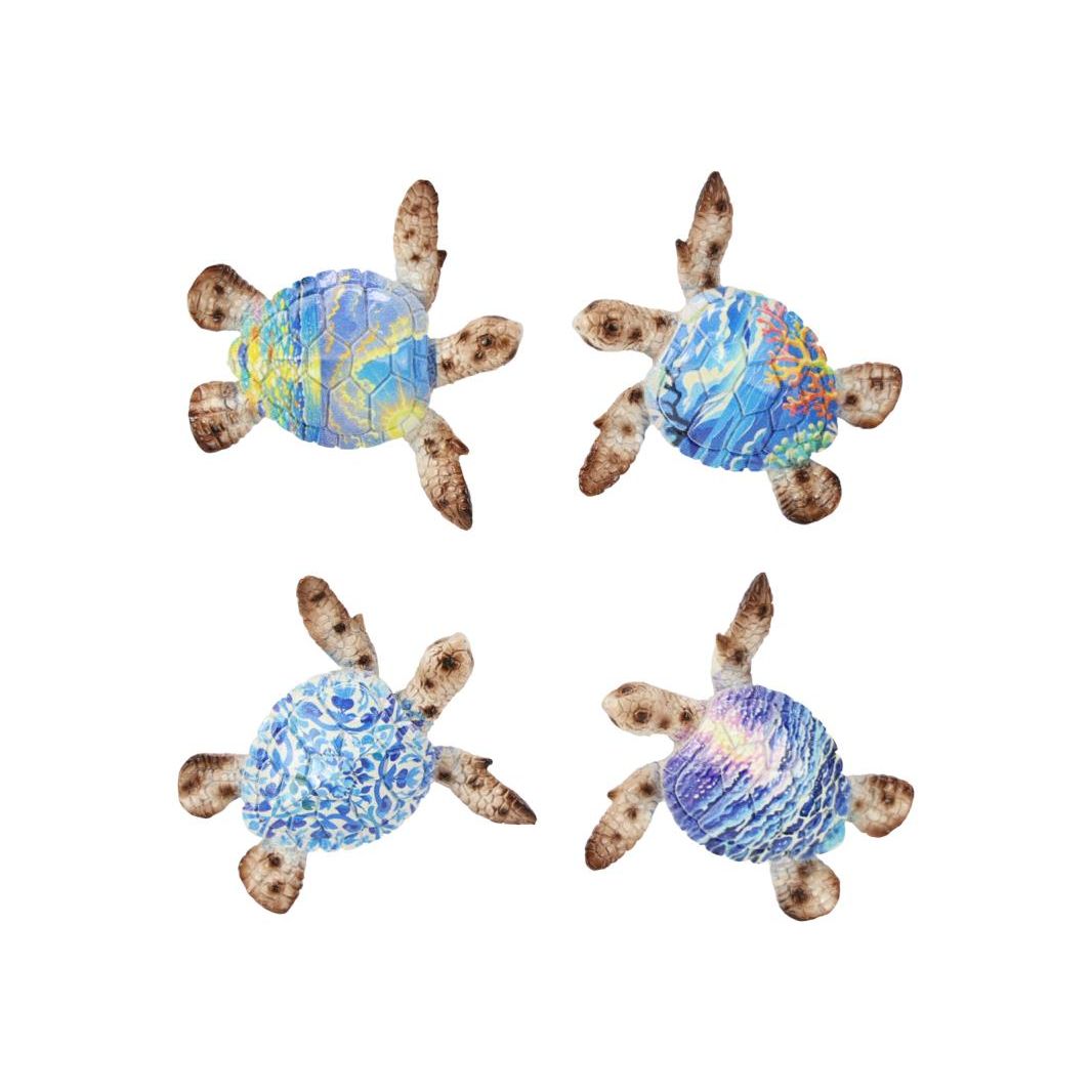8cm Mosaic Turtle Magnet SKU MAGTURMB - Dollars and Sense